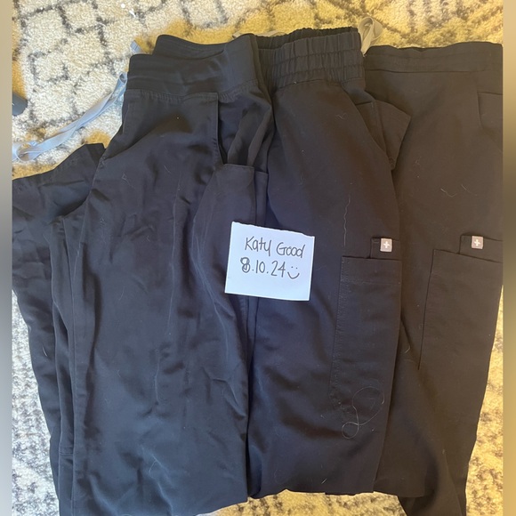 Figs Black Pants - Picture 1 of 1